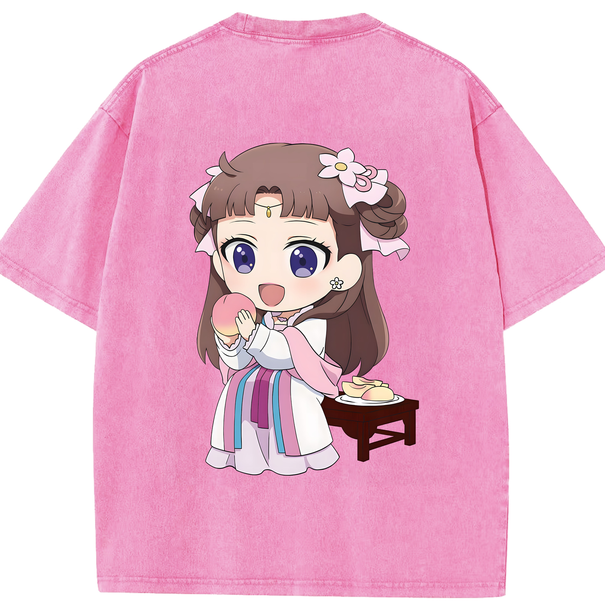 （画像用） 薬屋のひとりごと The Apothecary Diaries 綿100% ヴィンテージ風 半袖Tシャツ（背面プリント）